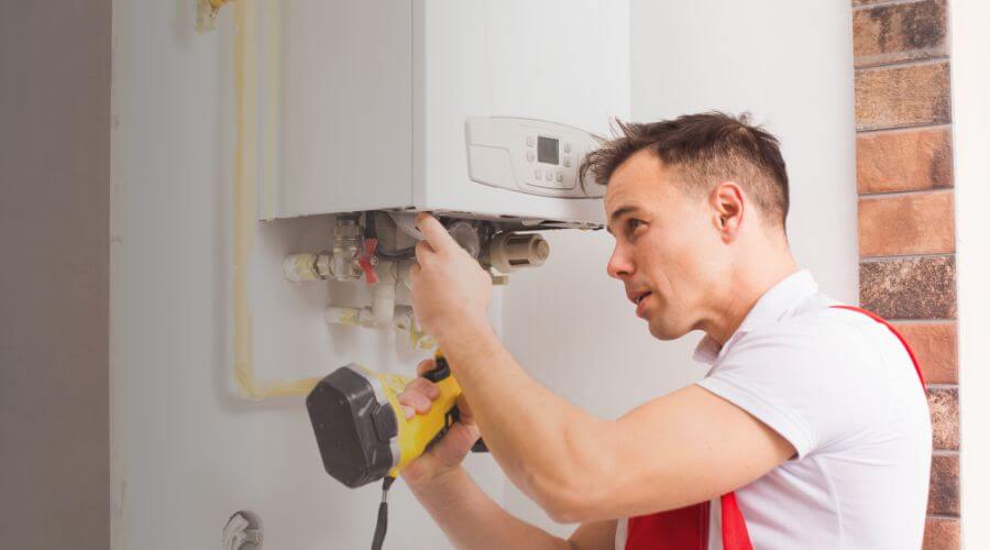 Professional water heater repair in Sentinel, OK
